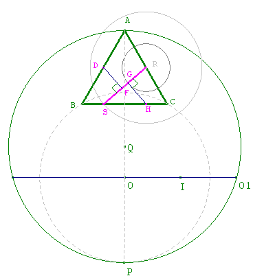 Les  4 polygones du triangle de Dudeney 