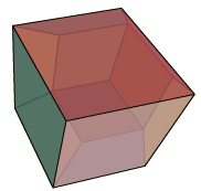 Le rhomboèdre transparent : CLIQUER